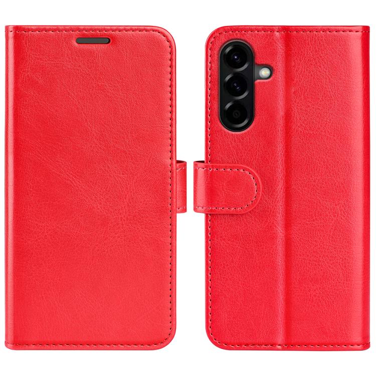 Custodia per cellulare in pelle con vibrazione orizzontale R64 Texture, For Galaxy S26 FE 5G, For Galaxy S26+ 5G, For Galaxy S26 Edge 5G, For Galaxy S26 Ultra 5G, For Galaxy S26 5G, For Samsung Galaxy A57 5G