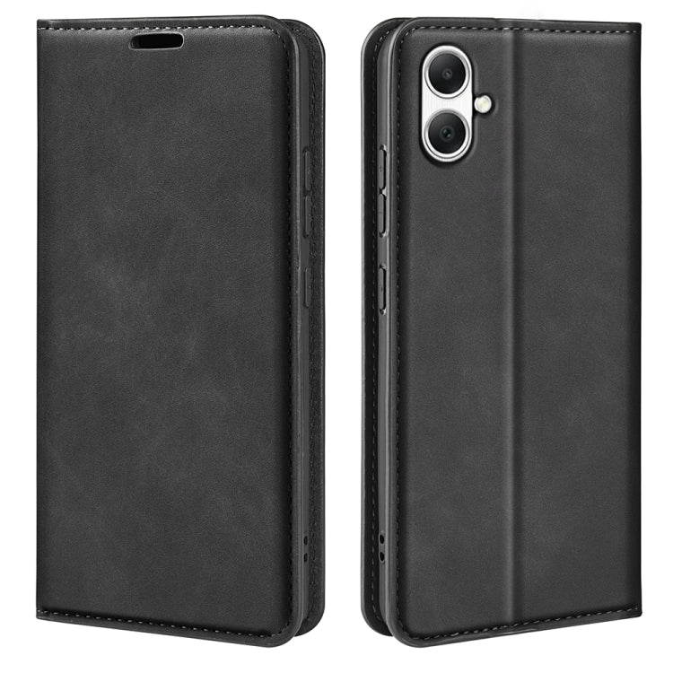 Custodia per telefono in pelle con aspirazione magnetica retro-pelle, For Samsung Galaxy A05, For Samsung Galaxy A05s, For For Samsung Galaxy M34 5G, For Samsung Galaxy S23 FE 5G