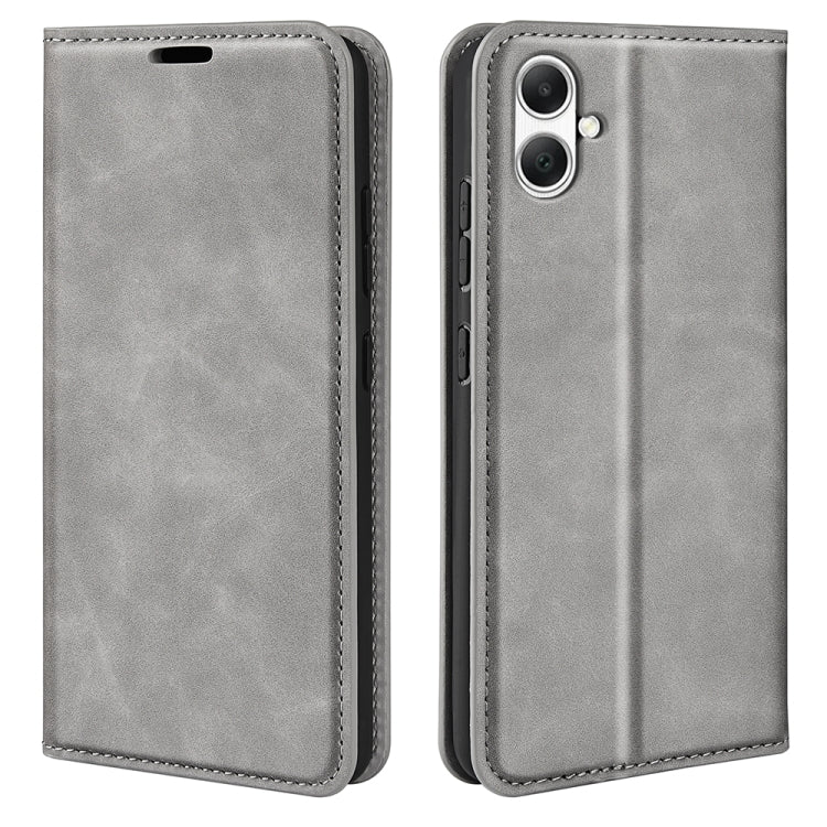 Custodia per telefono in pelle con aspirazione magnetica retro-pelle, For Samsung Galaxy A05, For Samsung Galaxy A05s, For For Samsung Galaxy M34 5G, For Samsung Galaxy S23 FE 5G