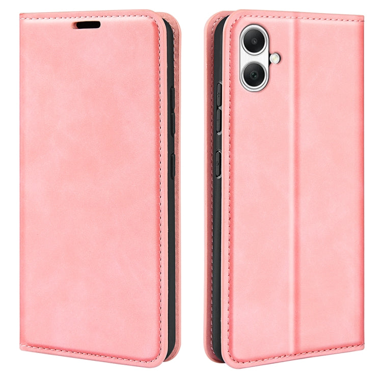 Custodia per telefono in pelle con aspirazione magnetica retro-pelle, For Samsung Galaxy A05, For Samsung Galaxy A05s, For For Samsung Galaxy M34 5G, For Samsung Galaxy S23 FE 5G