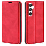 Custodia per telefono in pelle con aspirazione magnetica retro-pelle, For Samsung Galaxy S24 Ultra 5G, For Samsung Galaxy S24+ 5G, For Samsung Galaxy S24 5G, For Samsung Galaxy A15