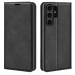 Custodia per telefono in pelle con aspirazione magnetica retro-pelle, For Samsung Galaxy S24 Ultra 5G, For Samsung Galaxy S24+ 5G, For Samsung Galaxy S24 5G, For Samsung Galaxy A15