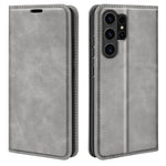 Custodia per telefono in pelle con aspirazione magnetica retro-pelle, For Samsung Galaxy S24 Ultra 5G, For Samsung Galaxy S24+ 5G, For Samsung Galaxy S24 5G, For Samsung Galaxy A15