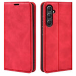 Custodia per telefono in pelle con aspirazione magnetica retro-pelle, For Samsung Galaxy M55 5G, For Samsung Galaxy M15 5G, For Samsung Galaxy A55, For Samsung Galaxy A35