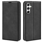 Custodia per telefono in pelle con aspirazione magnetica retro-pelle, For Samsung Galaxy M55 5G, For Samsung Galaxy M15 5G, For Samsung Galaxy A55, For Samsung Galaxy A35