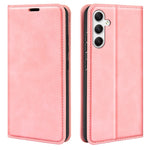 Custodia per telefono in pelle con aspirazione magnetica retro-pelle, For Samsung Galaxy M55 5G, For Samsung Galaxy M15 5G, For Samsung Galaxy A55, For Samsung Galaxy A35