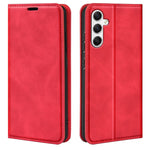 Custodia per telefono in pelle con aspirazione magnetica retro-pelle, For Samsung Galaxy M55 5G, For Samsung Galaxy M15 5G, For Samsung Galaxy A55, For Samsung Galaxy A35