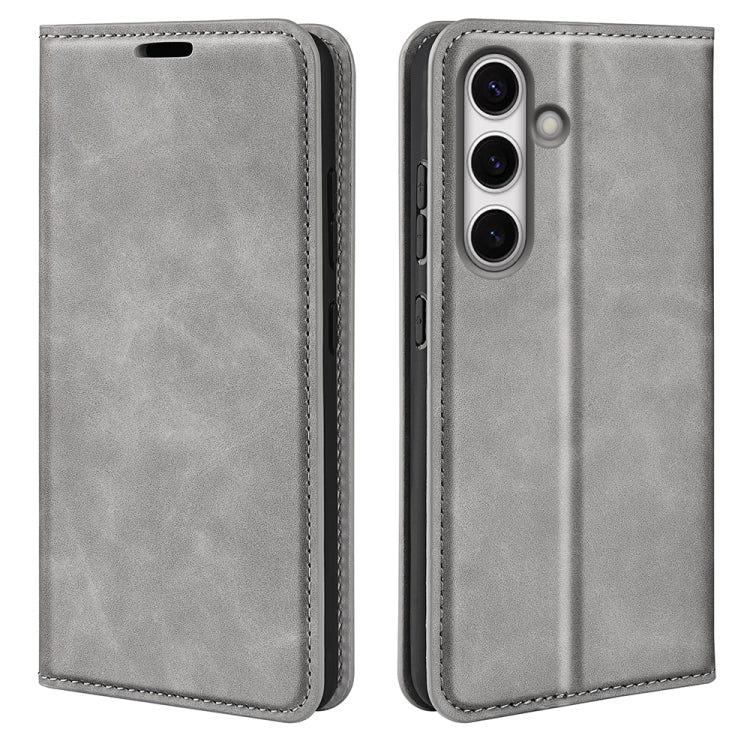Custodia per telefono in pelle con aspirazione magnetica retro-pelle, For Samsung Galaxy S25+ 5G, For Samsung Galaxy S25 Ultra 5G, For Samsung Galaxy A16, For Samsung Galaxy S24 FE 5G