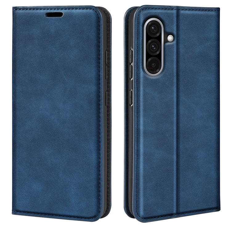 Custodia per telefono in pelle con aspirazione magnetica retro-pelle, For Samsung Galaxy A06 5G, For Samsung Galaxy A26, For Samsung Galaxy A36, For Samsung Galaxy S25 5G