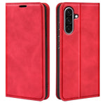 Custodia per telefono in pelle con aspirazione magnetica retro-pelle, For Samsung Galaxy A06 5G, For Samsung Galaxy A26, For Samsung Galaxy A36, For Samsung Galaxy S25 5G