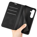 Custodia per telefono in pelle con aspirazione magnetica retro-pelle, For Samsung Galaxy S25+ 5G, For Samsung Galaxy S25 Ultra 5G, For Samsung Galaxy A16, For Samsung Galaxy S24 FE 5G