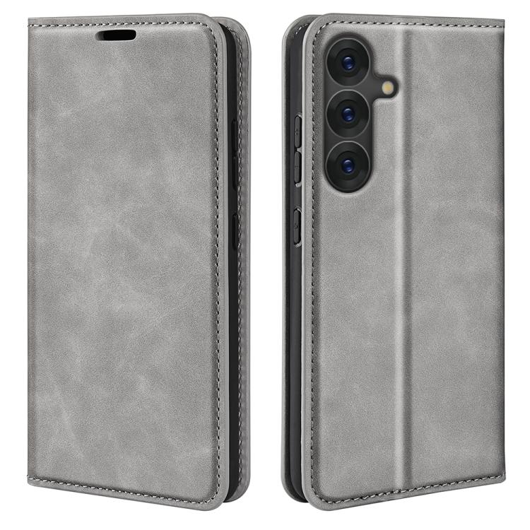Custodia per telefono in pelle con aspirazione magnetica retro-pelle, For Samsung Galaxy S25+ 5G, For Samsung Galaxy S25 Ultra 5G, For Samsung Galaxy A16, For Samsung Galaxy S24 FE 5G