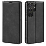 Custodia per telefono in pelle con aspirazione magnetica retro-pelle, For Samsung Galaxy S25+ 5G, For Samsung Galaxy S25 Ultra 5G, For Samsung Galaxy A16, For Samsung Galaxy S24 FE 5G