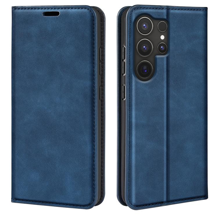 Custodia per telefono in pelle con aspirazione magnetica retro-pelle, For Samsung Galaxy S25+ 5G, For Samsung Galaxy S25 Ultra 5G, For Samsung Galaxy A16, For Samsung Galaxy S24 FE 5G