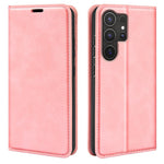 Custodia per telefono in pelle con aspirazione magnetica retro-pelle, For Samsung Galaxy S25+ 5G, For Samsung Galaxy S25 Ultra 5G, For Samsung Galaxy A16, For Samsung Galaxy S24 FE 5G