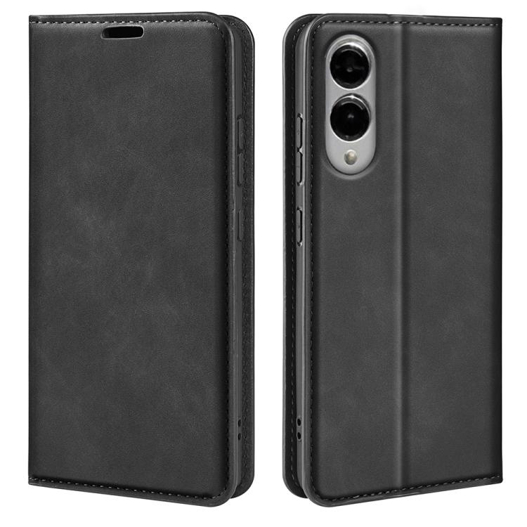 Custodia per telefono in pelle con aspirazione magnetica retro-pelle, For Samsung Galaxy S25 FE 5G, For Samsung Galaxy A07 4G, For Samsung Galaxy A17 5G, For Samsung Galaxy S25 Edge 5G