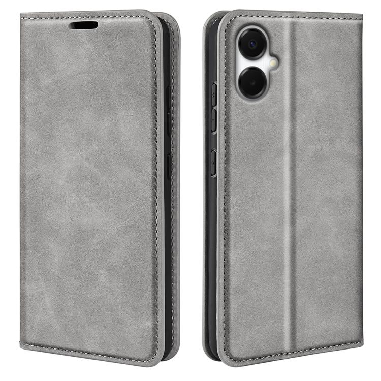 Custodia per telefono in pelle con aspirazione magnetica retro-pelle, For Samsung Galaxy A06 5G, For Samsung Galaxy A26, For Samsung Galaxy A36, For Samsung Galaxy S25 5G