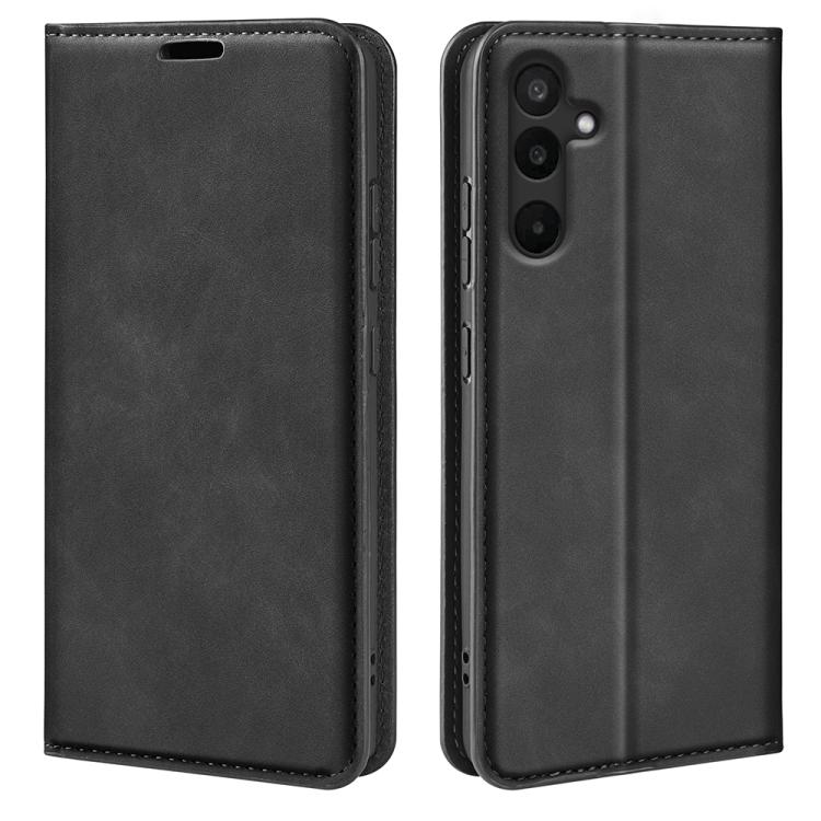 Custodia per telefono in pelle con aspirazione magnetica retro-pelle, For Samsung Galaxy M36 5G / F36 5G, For Samsung Galaxy M16 / F16