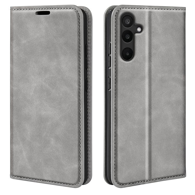Custodia per telefono in pelle con aspirazione magnetica retro-pelle, For Samsung Galaxy M36 5G / F36 5G, For Samsung Galaxy M16 / F16