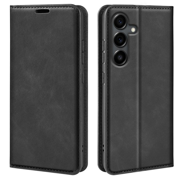 Custodia per telefono in pelle con aspirazione magnetica retro-pelle, For Samsung Galaxy S25 FE 5G, For Samsung Galaxy A07 4G, For Samsung Galaxy A17 5G, For Samsung Galaxy S25 Edge 5G