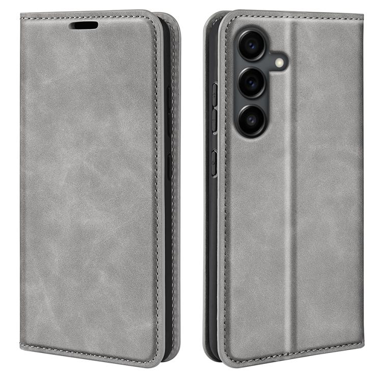 Custodia per telefono in pelle con aspirazione magnetica retro-pelle, For Samsung Galaxy S25 FE 5G, For Samsung Galaxy A07 4G, For Samsung Galaxy A17 5G, For Samsung Galaxy S25 Edge 5G