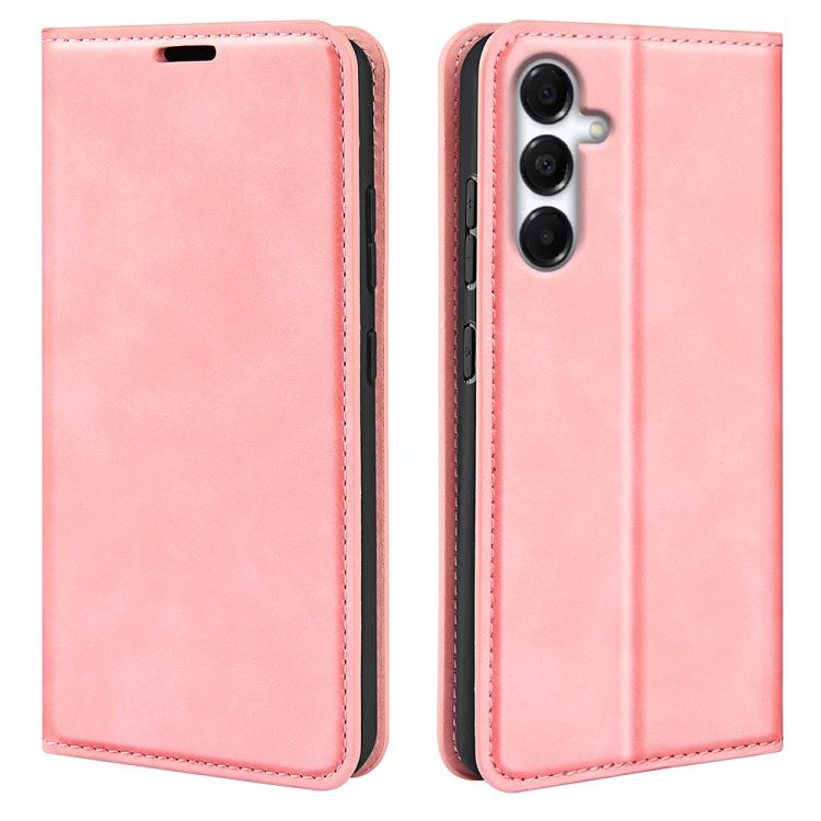 Custodia per telefono in pelle con aspirazione magnetica retro-pelle, For Samsung Galaxy S25 FE 5G, For Samsung Galaxy A07 4G, For Samsung Galaxy A17 5G, For Samsung Galaxy S25 Edge 5G