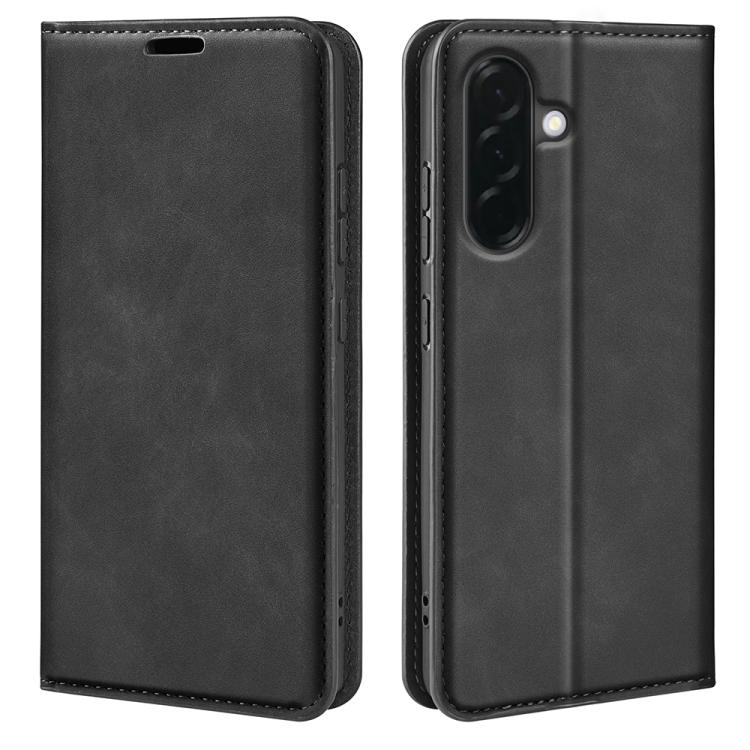 Custodia per telefono in pelle con aspirazione magnetica retro-pelle, For Galaxy S26 5G, For Samsung Galaxy A57 5G, For Samsung Galaxy A37 5G, For Samsung Galaxy A27 5G