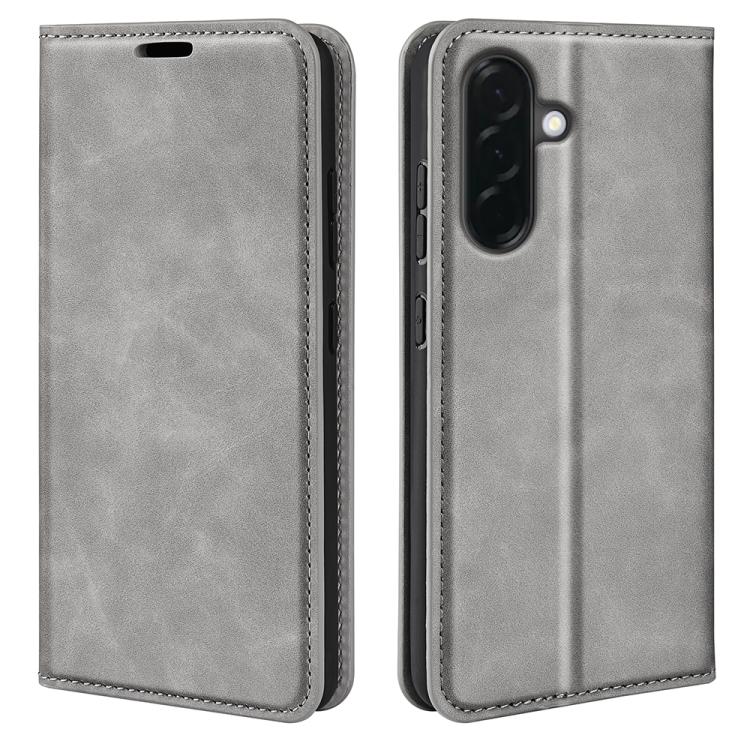 Custodia per telefono in pelle con aspirazione magnetica retro-pelle, For Galaxy S26 5G, For Samsung Galaxy A57 5G, For Samsung Galaxy A37 5G, For Samsung Galaxy A27 5G