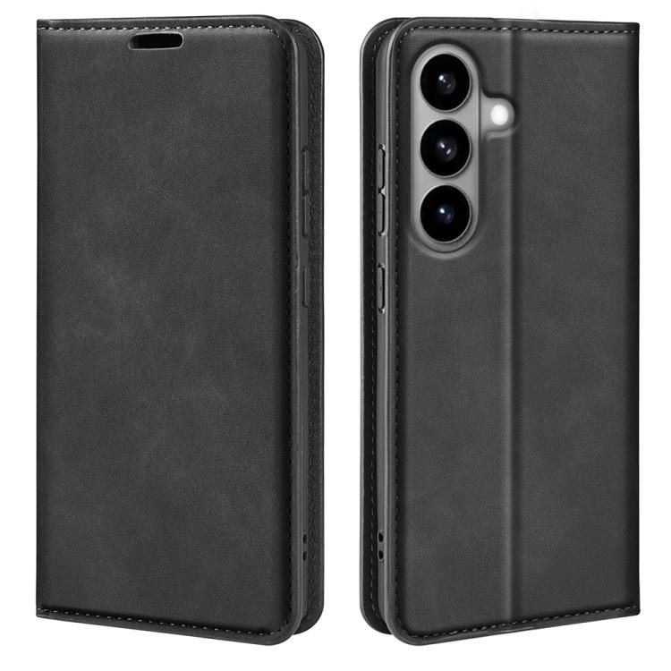 Custodia per telefono in pelle con aspirazione magnetica retro-pelle, For Galaxy S26 5G, For Samsung Galaxy A57 5G, For Samsung Galaxy A37 5G, For Samsung Galaxy A27 5G