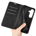 Custodia per telefono in pelle con aspirazione magnetica retro-pelle, For Galaxy S26 5G, For Samsung Galaxy A57 5G, For Samsung Galaxy A37 5G, For Samsung Galaxy A27 5G