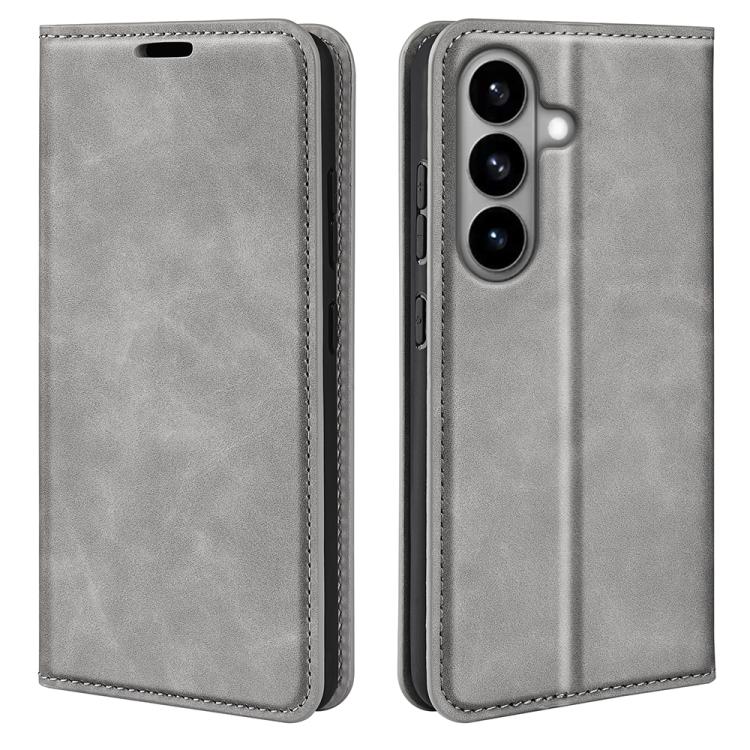 Custodia per telefono in pelle con aspirazione magnetica retro-pelle, For Galaxy S26 5G, For Samsung Galaxy A57 5G, For Samsung Galaxy A37 5G, For Samsung Galaxy A27 5G