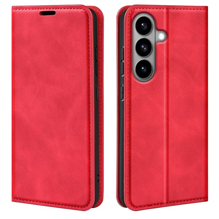 Custodia per telefono in pelle con aspirazione magnetica retro-pelle, For Galaxy S26 5G, For Samsung Galaxy A57 5G, For Samsung Galaxy A37 5G, For Samsung Galaxy A27 5G