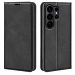 Custodia per telefono in pelle con aspirazione magnetica retro-pelle, For Galaxy S26 FE  5G, For Galaxy S26+ 5G, For Galaxy S26 Edge 5G, For Galaxy S26 Ultra 5G