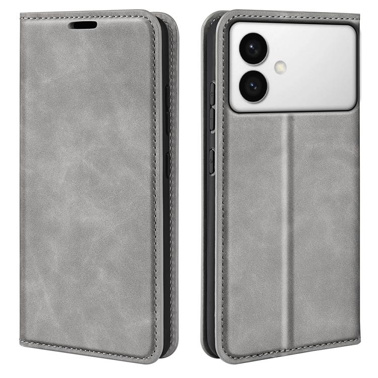 Custodia per telefono in pelle con aspirazione magnetica retro-pelle, For Galaxy S26 FE  5G, For Galaxy S26+ 5G, For Galaxy S26 Edge 5G, For Galaxy S26 Ultra 5G