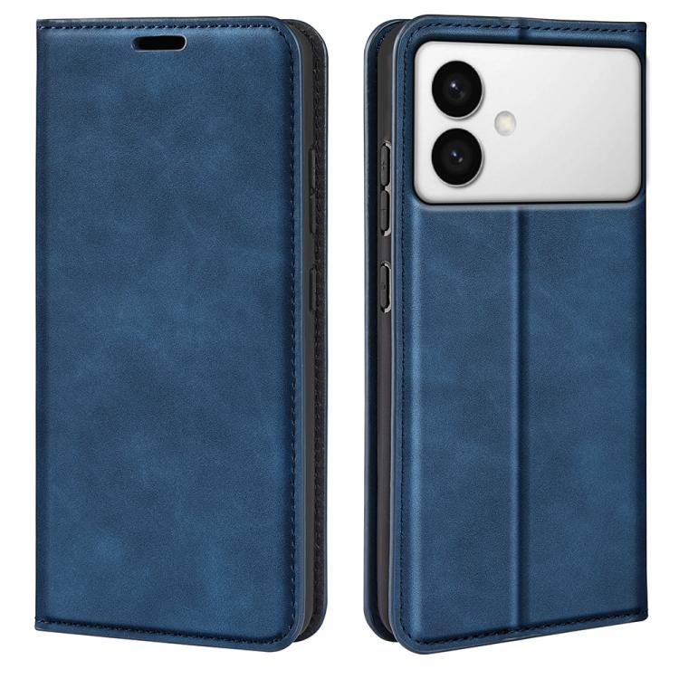 Custodia per telefono in pelle con aspirazione magnetica retro-pelle, For Galaxy S26 FE  5G, For Galaxy S26+ 5G, For Galaxy S26 Edge 5G, For Galaxy S26 Ultra 5G