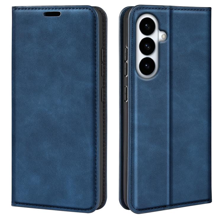 Custodia per telefono in pelle con aspirazione magnetica retro-pelle, For Galaxy S26 FE  5G, For Galaxy S26+ 5G, For Galaxy S26 Edge 5G, For Galaxy S26 Ultra 5G