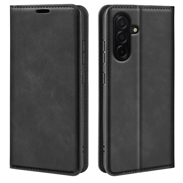 Custodia per telefono in pelle con aspirazione magnetica retro-pelle, For Galaxy S26 5G, For Samsung Galaxy A57 5G, For Samsung Galaxy A37 5G, For Samsung Galaxy A27 5G