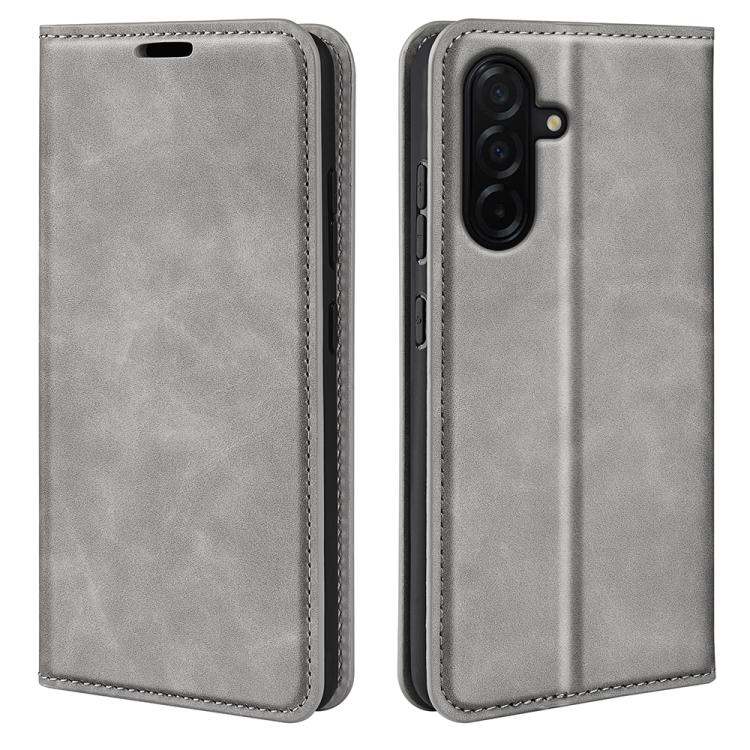 Custodia per telefono in pelle con aspirazione magnetica retro-pelle, For Galaxy S26 5G, For Samsung Galaxy A57 5G, For Samsung Galaxy A37 5G, For Samsung Galaxy A27 5G