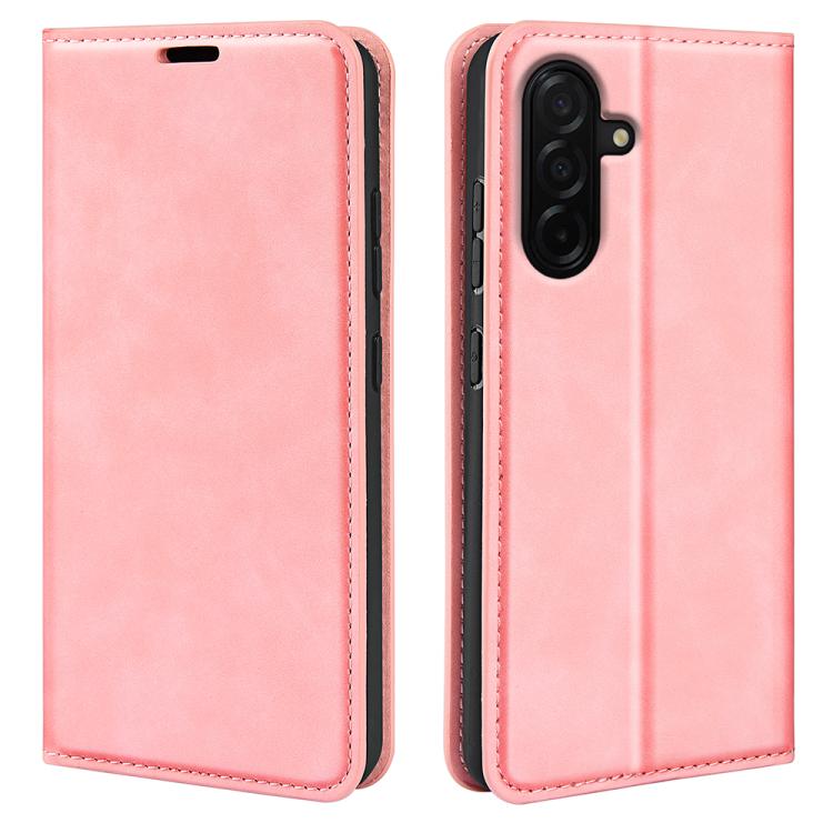 Custodia per telefono in pelle con aspirazione magnetica retro-pelle, For Galaxy S26 5G, For Samsung Galaxy A57 5G, For Samsung Galaxy A37 5G, For Samsung Galaxy A27 5G