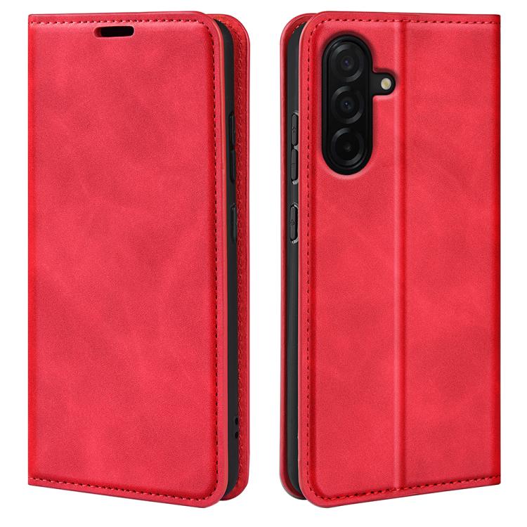 Custodia per telefono in pelle con aspirazione magnetica retro-pelle, For Galaxy S26 5G, For Samsung Galaxy A57 5G, For Samsung Galaxy A37 5G, For Samsung Galaxy A27 5G