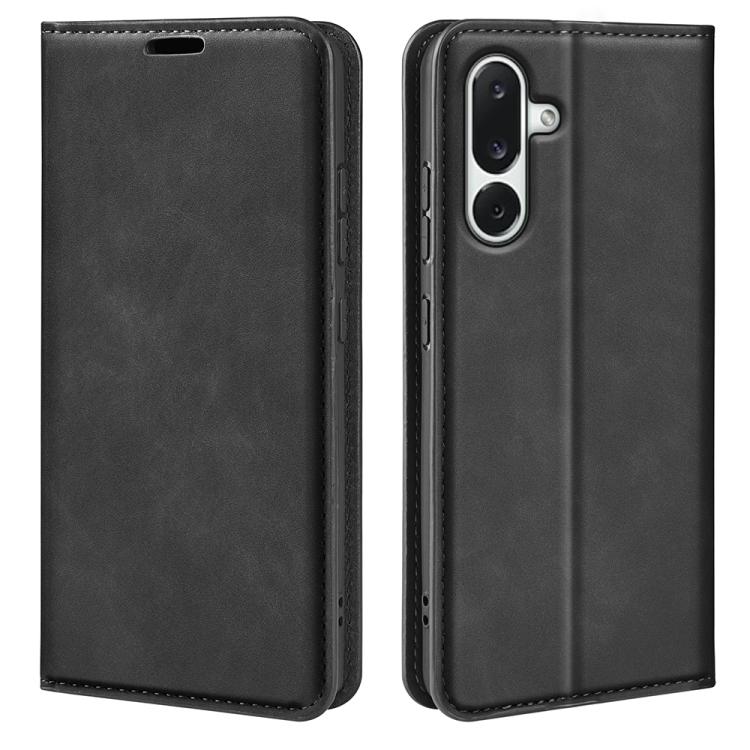 Custodia per telefono in pelle con aspirazione magnetica retro-pelle, For Samsung Galaxy M36 5G / F36 5G, For Samsung Galaxy M16 / F16