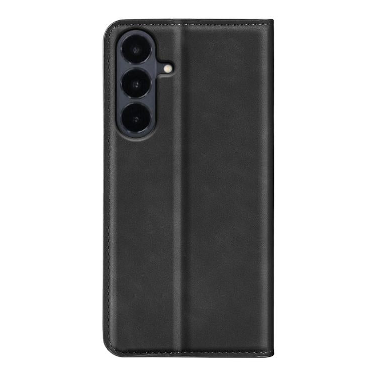 Custodia per telefono in pelle con aspirazione magnetica retro-pelle, For Galaxy S26 FE  5G, For Galaxy S26+ 5G, For Galaxy S26 Edge 5G, For Galaxy S26 Ultra 5G