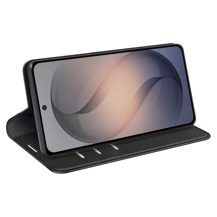 Custodia per telefono in pelle con aspirazione magnetica retro-pelle, For Galaxy S26 FE  5G, For Galaxy S26+ 5G, For Galaxy S26 Edge 5G, For Galaxy S26 Ultra 5G