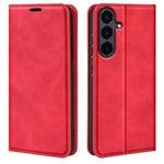 Custodia per telefono in pelle con aspirazione magnetica retro-pelle, For Galaxy S26 FE  5G, For Galaxy S26+ 5G, For Galaxy S26 Edge 5G, For Galaxy S26 Ultra 5G