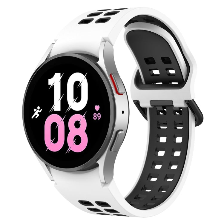 Cinturino in silicone traspirante bicolore, For Samsung Galaxy Watch 5  44mm, For Samsung Galaxy Watch 5 Pro  45mm