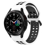 Cinturino in silicone traspirante bicolore, For Samsung  Galaxy Watch 4 Classic 42mm