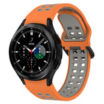 Cinturino in silicone traspirante bicolore, For Samsung  Galaxy Watch 4 Classic 42mm