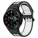 Cinturino in silicone traspirante bicolore, For Samsung  Galaxy Watch 4 Classic 42mm