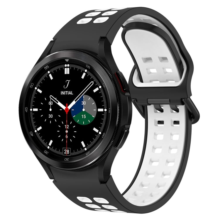 Cinturino in silicone traspirante bicolore, For Samsung  Galaxy Watch 4 Classic 42mm