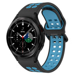 Cinturino in silicone traspirante bicolore, For Samsung  Galaxy Watch 4 Classic 42mm